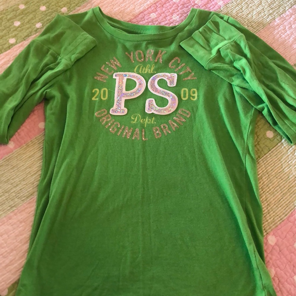 Green kids long sleeve T-shirt💚